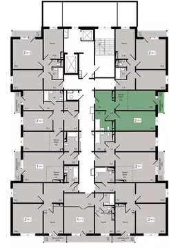 2-к кв. Красноярский край, Красноярск Прибойная ул., 37с12 (49.3 м)