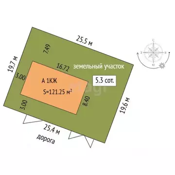 Дом в Тюменская область, Тюмень Меридиан СНТ, ул. 12-я Лесная (121 м)