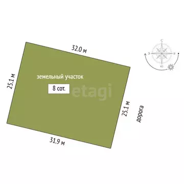 Участок в Тюменская область, Тюменский муниципальный округ, с. ...