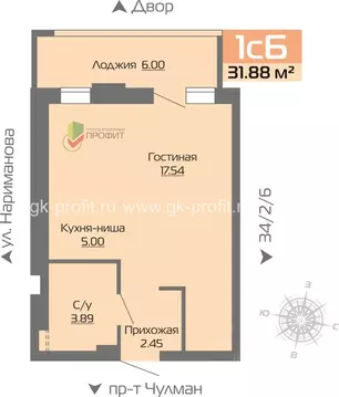 1-к кв. Татарстан, Набережные Челны Новое Побережье жилой комплекс ...