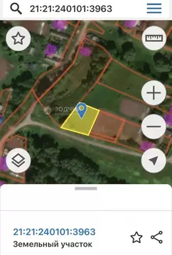 Участок в Чувашия, Чебоксарский муниципальный округ, с. Ишлеи ул. ...