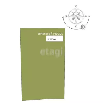 Участок в Окунёвка, Первомайская улица (6 м)