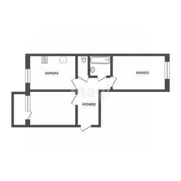 2-к кв. Костромская область, Кострома ул. Шагова, 154 (47.3 м)