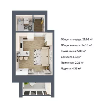 1-к кв. Марий Эл, Медведево городское поселение, Медведево пгт ул. ...