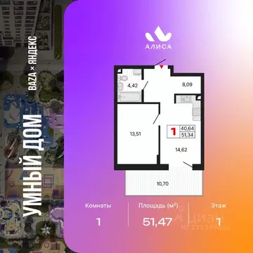 1-к кв. Свердловская область, Екатеринбург Втузгородок жилрайон,  ...