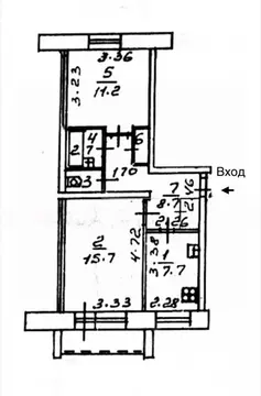 2-к кв. Кировская область, Киров Сошени сл., Молодежная ул., 3 (48.1 ...