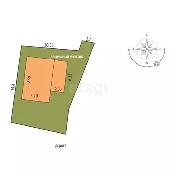 Дом в Феодосия, Очаковский переулок, 4 (64.5 м)