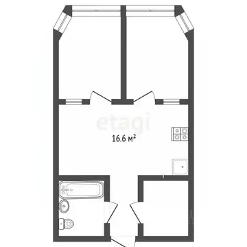 2-к кв. Краснодарский край, Анапа ул. Ленина, 183 (56.7 м)