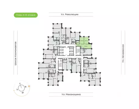 2-к кв. Пермский край, Пермь ул. Механошина, 16 (59.1 м)