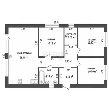 Дом в Тюменская область, Тюмень Пчелка СНТ, ул. Кедровая (85 м)