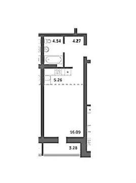Студия Новосибирская область, Новосибирск Северо-Чемской жилмассив, ...