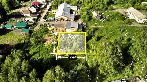 Участок в Томская область, Томск д. Лоскутово, Октябрьская ул. (7.0 ...