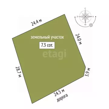 Участок в Пермский край, Краснокамский муниципальный округ, пос. ...