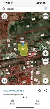 Участок в Калининградская область, Гурьевск Гранитная ул. (1.0 сот.)