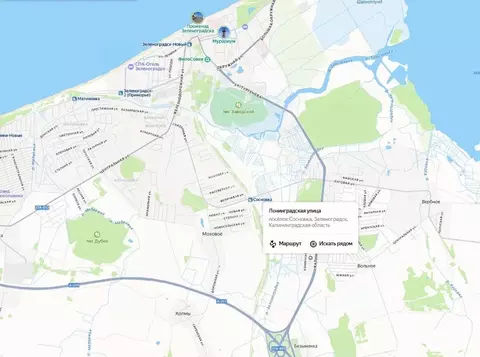 Участок в Калининградская область, Зеленоградск пос. Сосновка, ул. ...