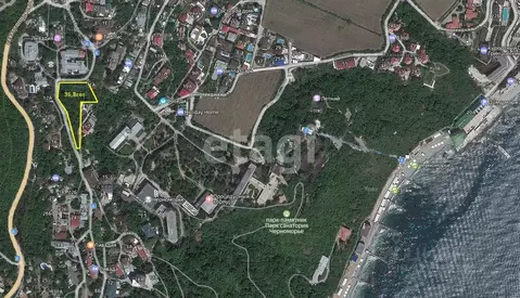 Участок в Крым, Ялта муниципальный округ, Ливадия пгт ул. Батурина ...