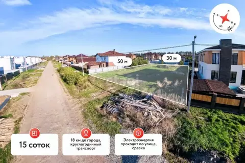 Участок в Тюменская область, Тюменский район, с. Перевалово, ...