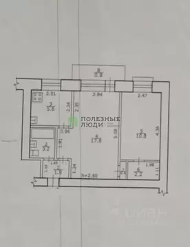 2-к кв. Забайкальский край, Чита ул. Николая Островского, 20 (42.5 м)