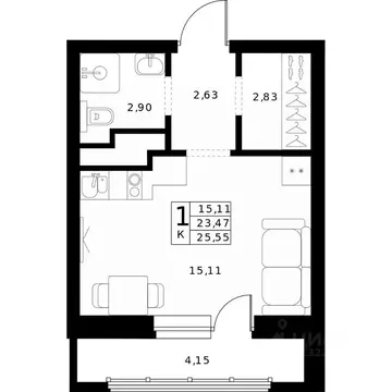 Студия Нижегородская область, Нижний Новгород Ленгородок мкр, Мед ...