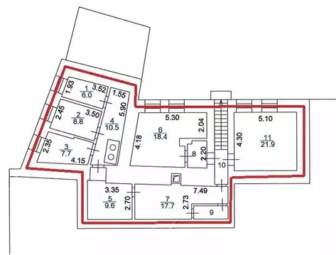 Помещение свободного назначения (796 м)