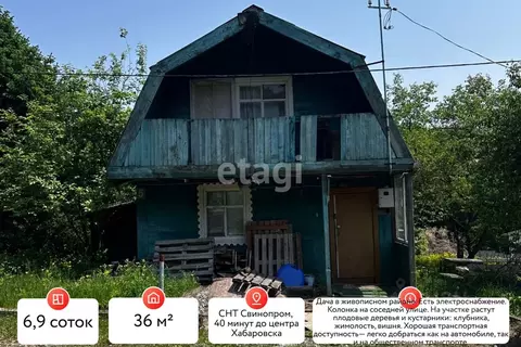 Дом в Хабаровский край, Хабаровский район, Свинопром СНТ  (36 м)