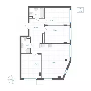 3-к кв. Челябинская область, Челябинский городской округ, пос. ...