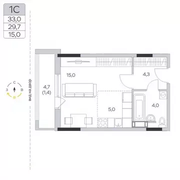 Студия Московская область, Мытищи городской округ, д. Пирогово ул. ...