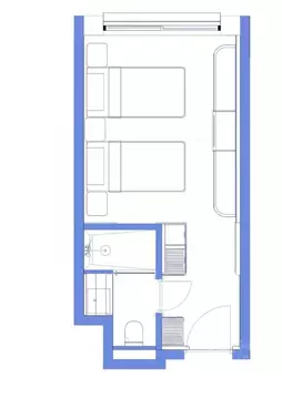 Студия Ставропольский край, Пятигорск ул. Леваневского, 3Д (21.1 м)