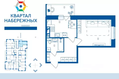 1-к кв. Брянская область, Брянск ул. Братьев Ткачевых, 15к3 (40.33 м)