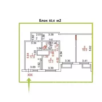 Помещение свободного назначения в Москва Партизанская ул., 22 (83 м)