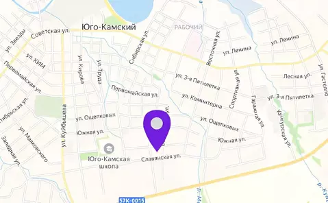 Участок в Пермский край, Пермский район, пос. Юго-Камский ул. ...