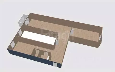 3-к кв. Сахалинская область, Южно-Сахалинск Вокзальная ул., 13 (56.7 ...