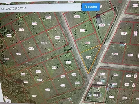 Участок в Московская область, Клин городской округ, д. Пупцево  (8.0 ...