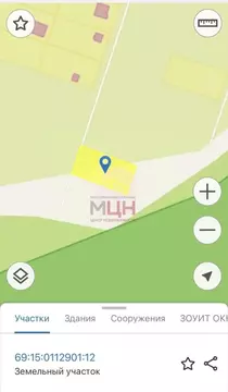 Участок в Тверская область, Конаковский муниципальный округ, Заречье ...