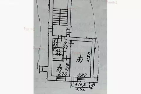 1-комнатная квартира: Калиново, Советская улица, 36 (33 м)