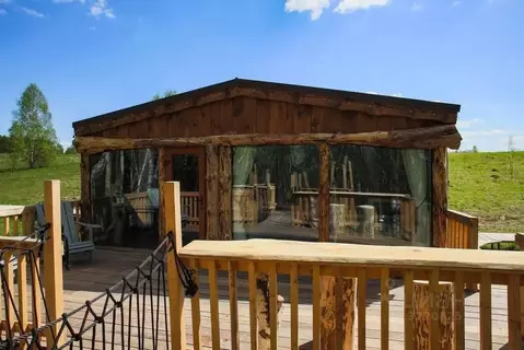 Дом в Калужская область, Козельский район, Бурнашево с/пос, д. Юдинки ...