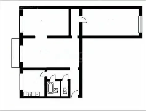 3-к кв. Тульская область, Новогуровский рп ул. Центральная, 26 (63.0 ...