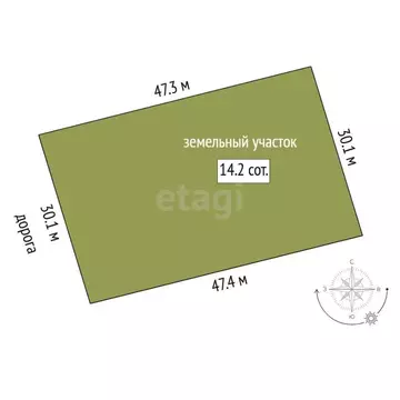 Участок в Тюменская область, Тюменский муниципальный округ, с. Каменка ...