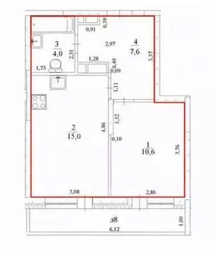 1-к кв. Ульяновская область, Ульяновск ул. Александра Невского, 2И ...