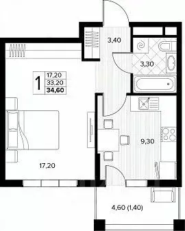 1-к кв. Краснодарский край, Анапа муниципальный округ, с. Сукко ...