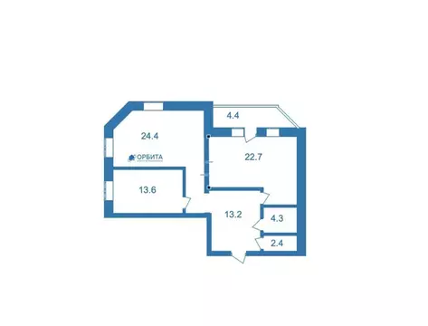 3-комнатная квартира: Тюмень, улица Карла Маркса, 8 (80.6 м)