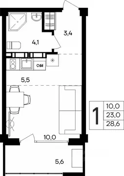 Студия Крым, Симферопольский район, Николаевка пгт, Альморе ...