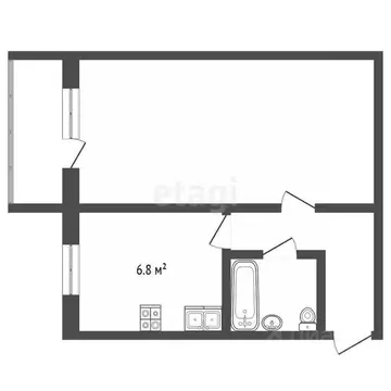 1-к кв. Владимирская область, Муром ул. Льва Толстого, 57 (31.0 м)