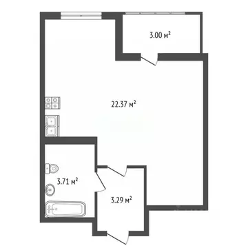 1-к кв. Ленинградская область, Всеволожский район, Свердловское ...