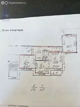 3-комнатная квартира: Санкт-Петербург, проспект Большевиков, 30к1 ...