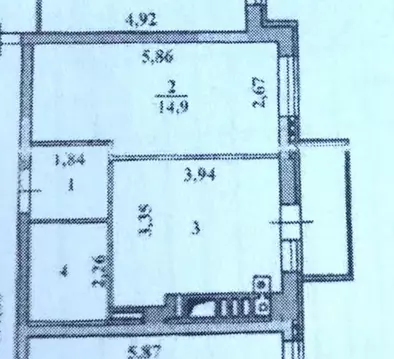 1-к кв. Волгоградская область, Волгоград ул. 70-летия Победы, 21А ...