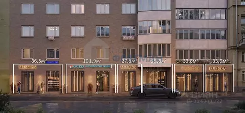 Помещение свободного назначения в Москва Денежный пер., 30 (26 м)