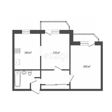 2-к кв. Тюменская область, Тюмень Восточный мкр, ул. Моторостроителей, ...