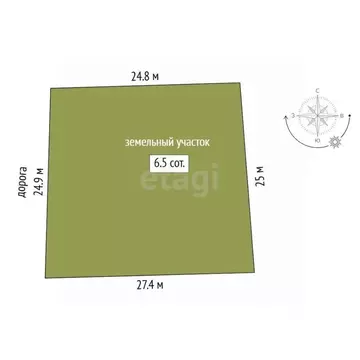 Участок в Тюменская область, Тюменский муниципальный округ, с. ...