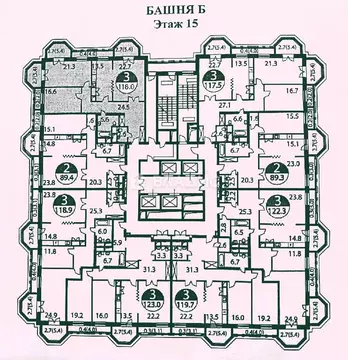 Продается 3-комнатная квартира